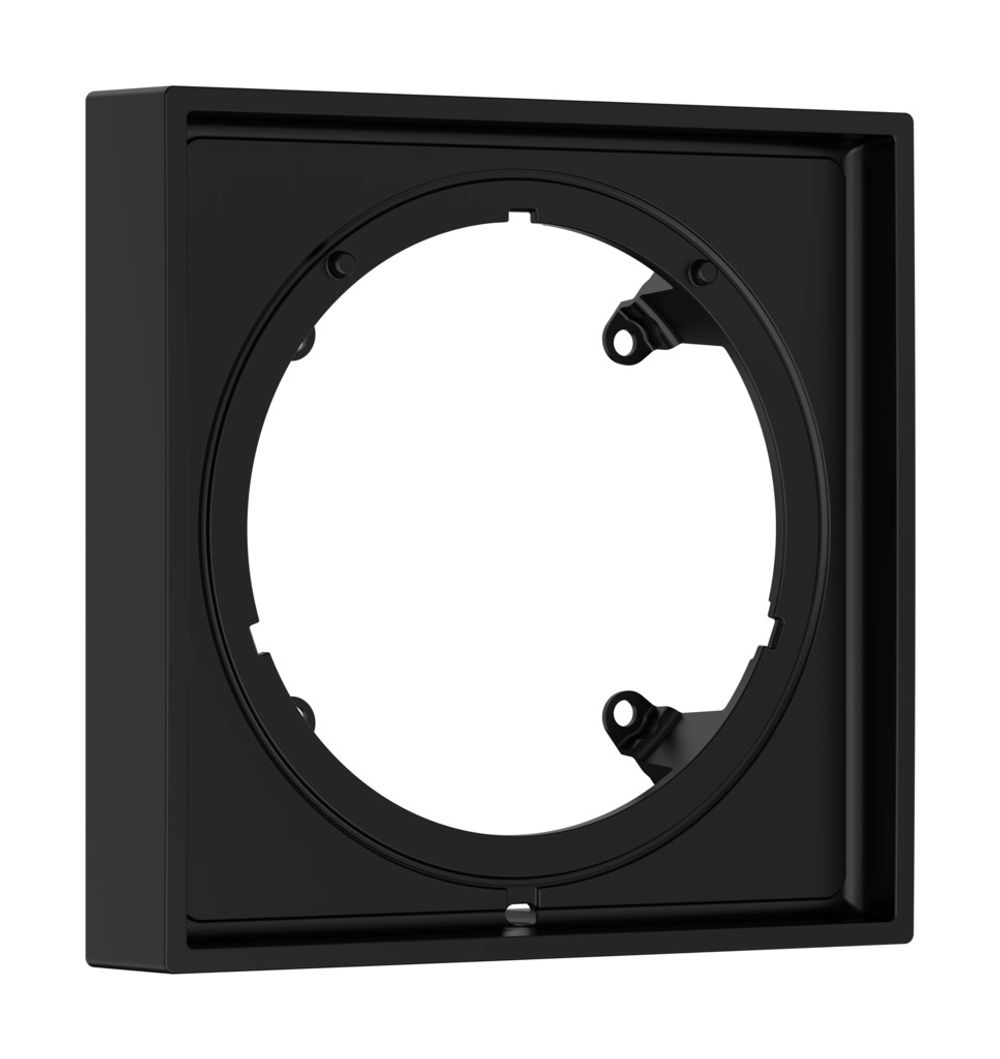 Hansgrohe HG Verlängerungsrosette eckig 22 mm Mattschwarz, 13617670
