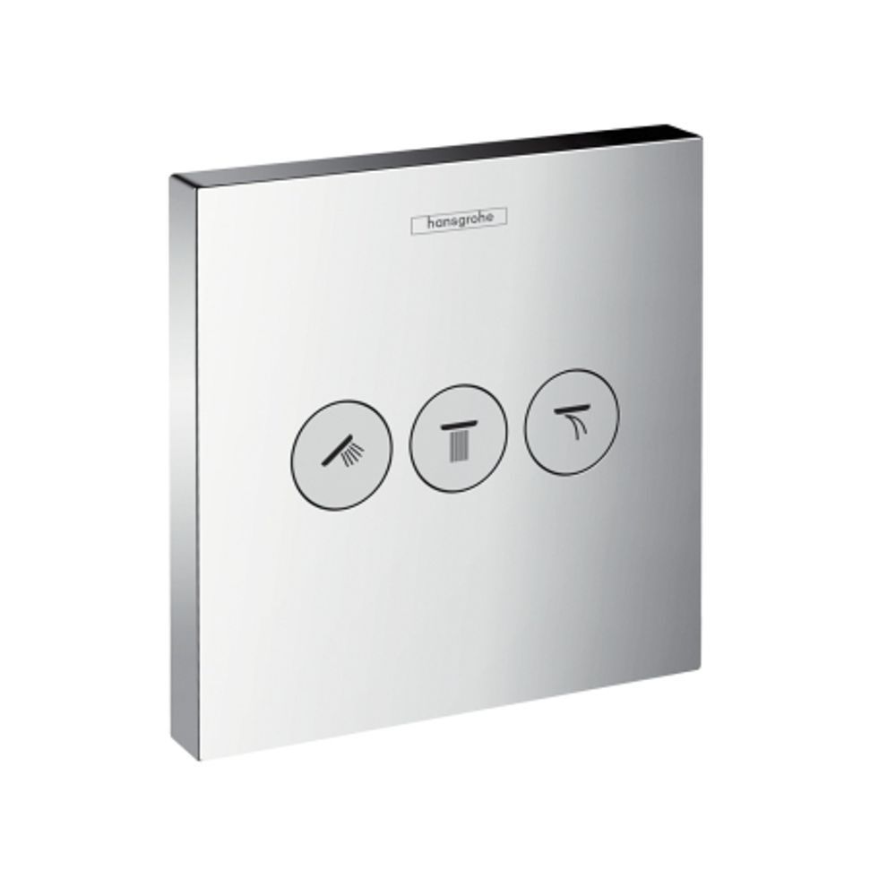 hansgrohe ShowerSelect Ventil Unterputz für 3 Verbraucher Chrom, 15764000