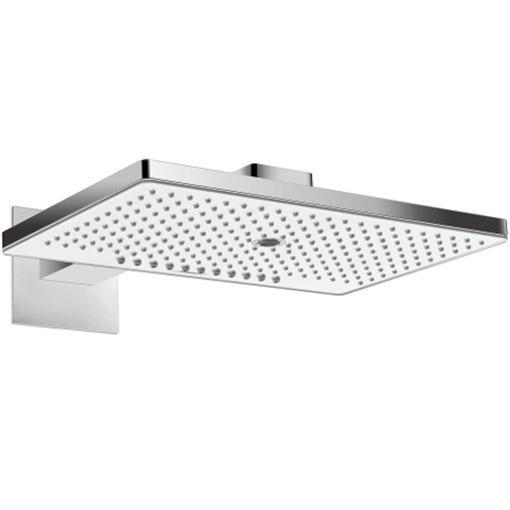 hansgrohe Rainmaker Select Kopfbrause 460 3jet mit Brausearm Weiß/Chrom, 24007400