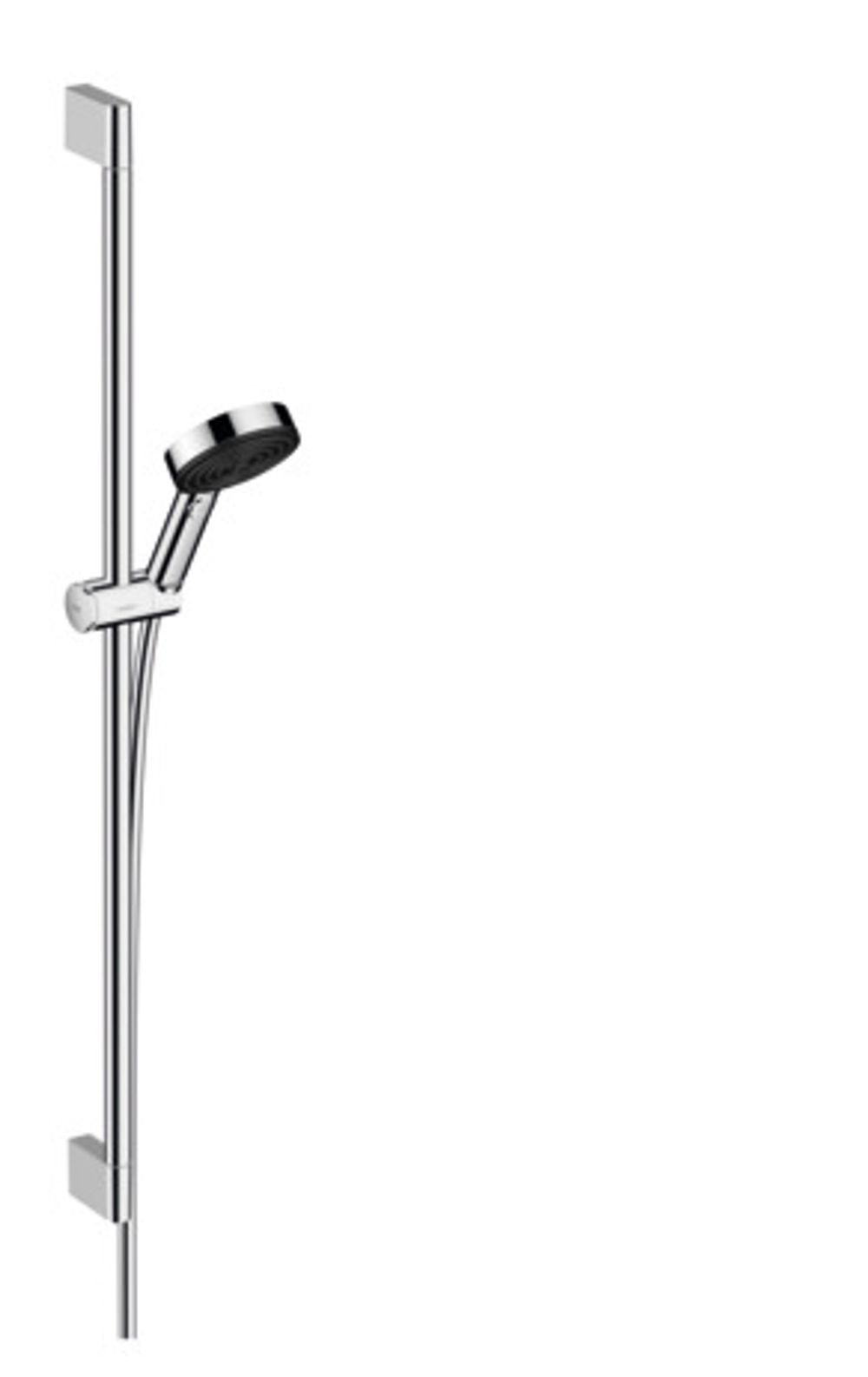 hansgrohe Pulsify Select S Brauseset 105 3jet Relaxation mit Brausestange 90 cm Chrom, 24170000
