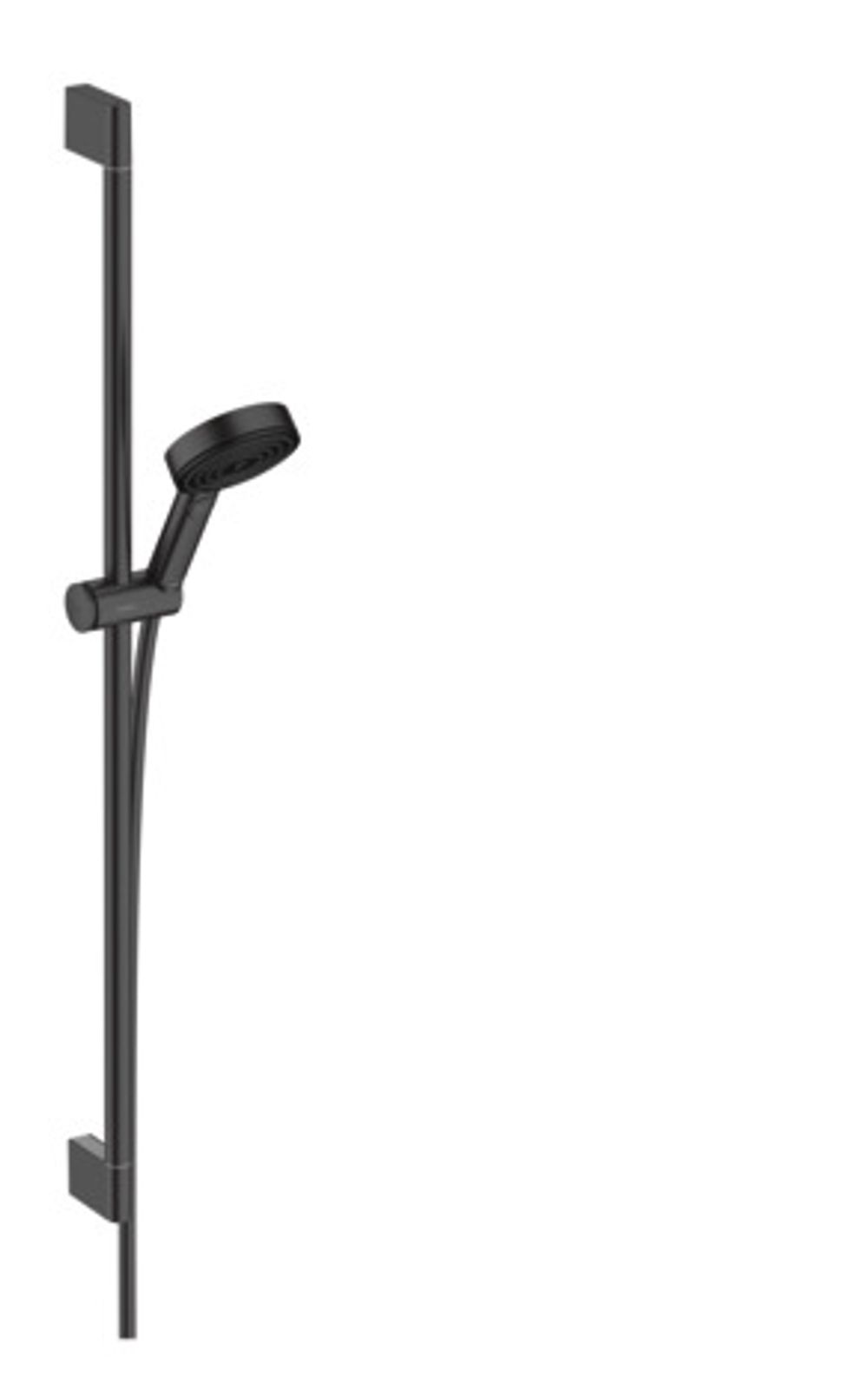 hansgrohe Pulsify Select S Brauseset 105 3jet Relaxation mit Brausestange 90 cm Mattschwarz, 24170670