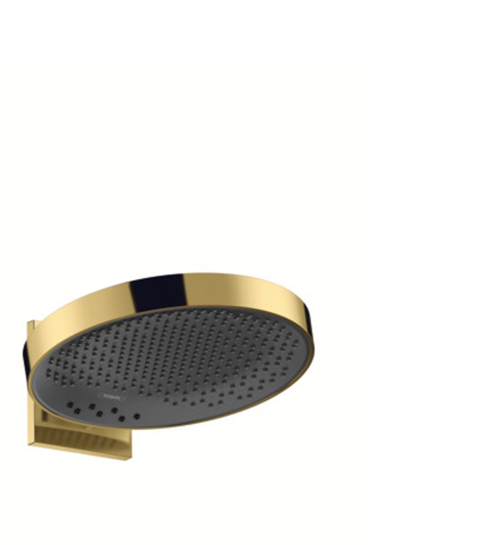 hansgrohe Rainfinity Kopfbrause 360 3jet mit Wandanschluss Polished Gold Optic, 26234990