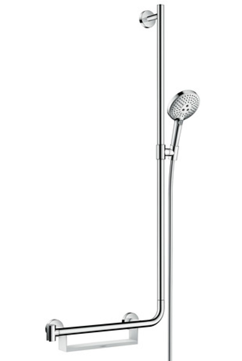 hansgrohe Raindance Select S Brauseset 120 3jet mit Brausestange 110 cm rechts Chrom, 26326000