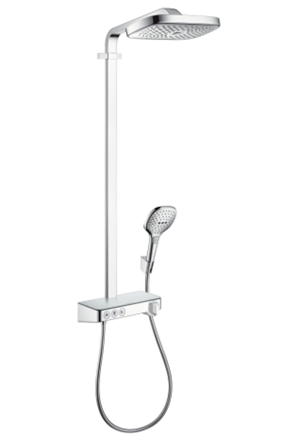 hansgrohe Raindance Select E Showerpipe 300 3jet mit ShowerTablet Chrom, 27127000