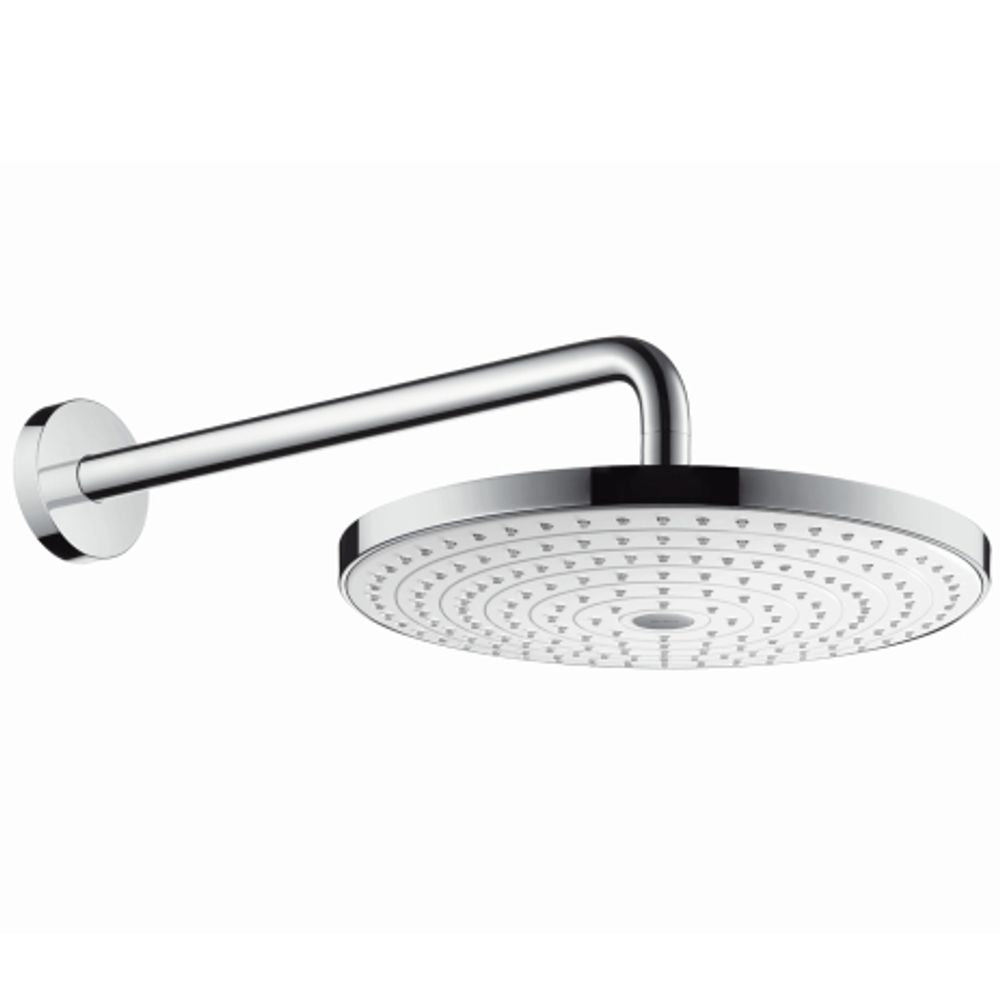 hansgrohe Raindance Select S Kopfbrause 300 2jet mit Brausearm Weiß/Chrom, 27378400