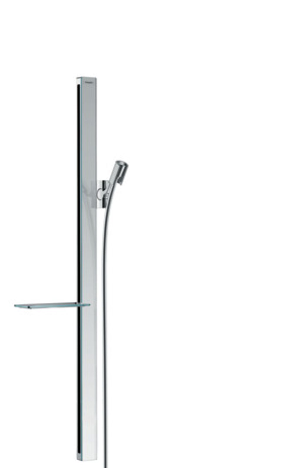 hansgrohe Unica Brausestange E 90 cm mit Isiflex Brauseschlauch 160 Chrom, 27640000