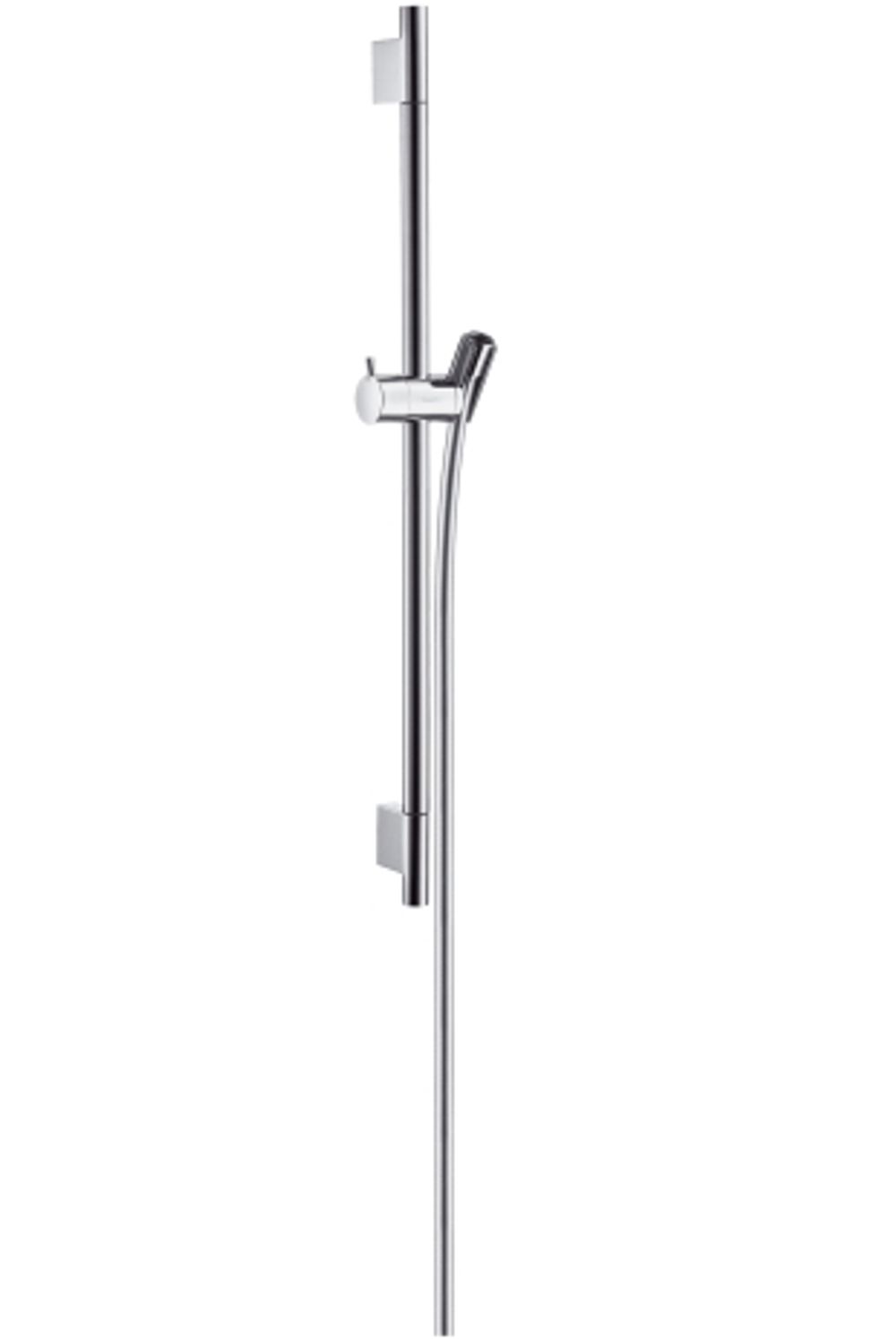 hansgrohe Unica Brausestange S Puro 65 cm mit Isiflex Brauseschlauch 160 Chrom, 28632000