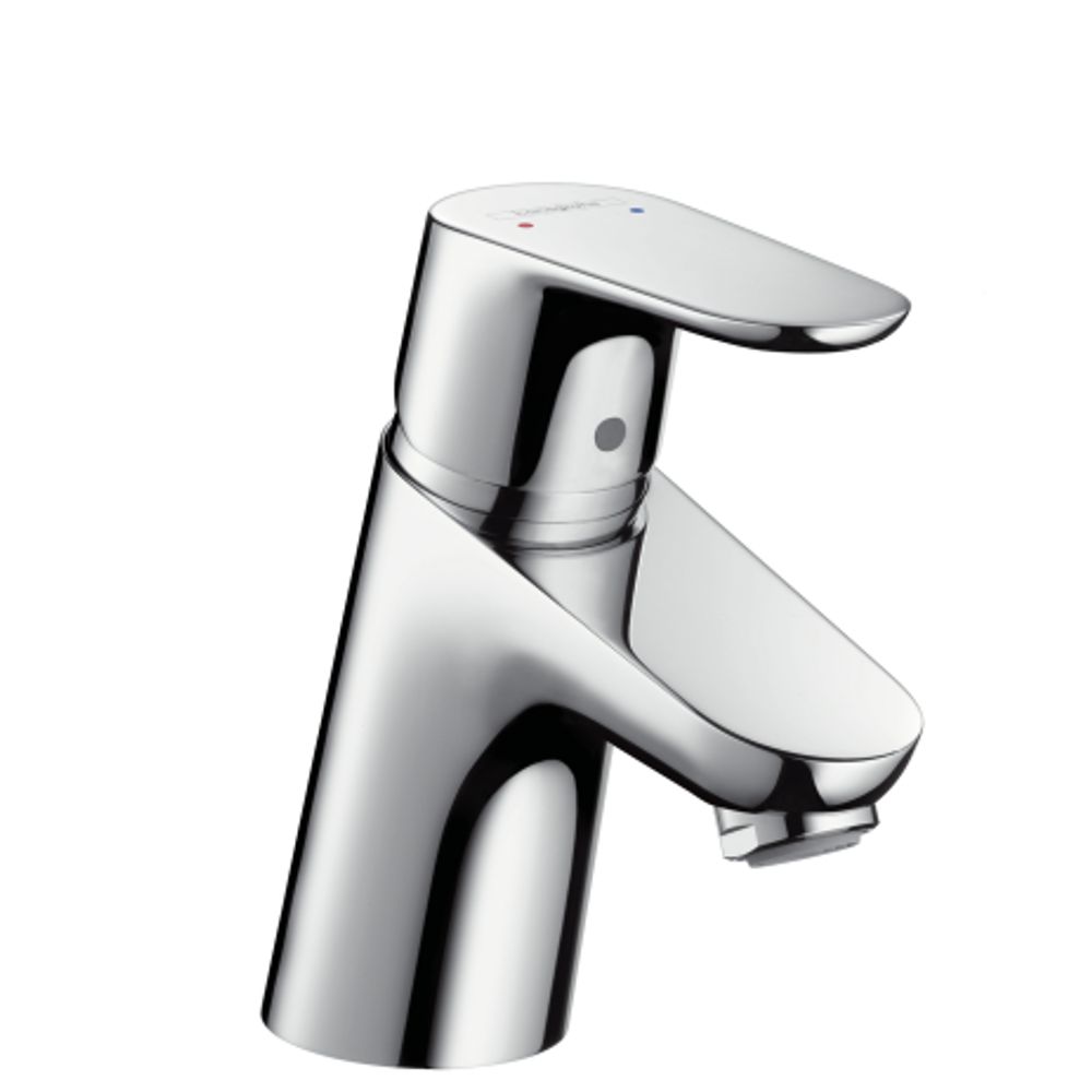 hansgrohe Focus Einhebel-Waschtischmischer 70 mit Push-Open Ablaufgarnitur Chrom, 31604000