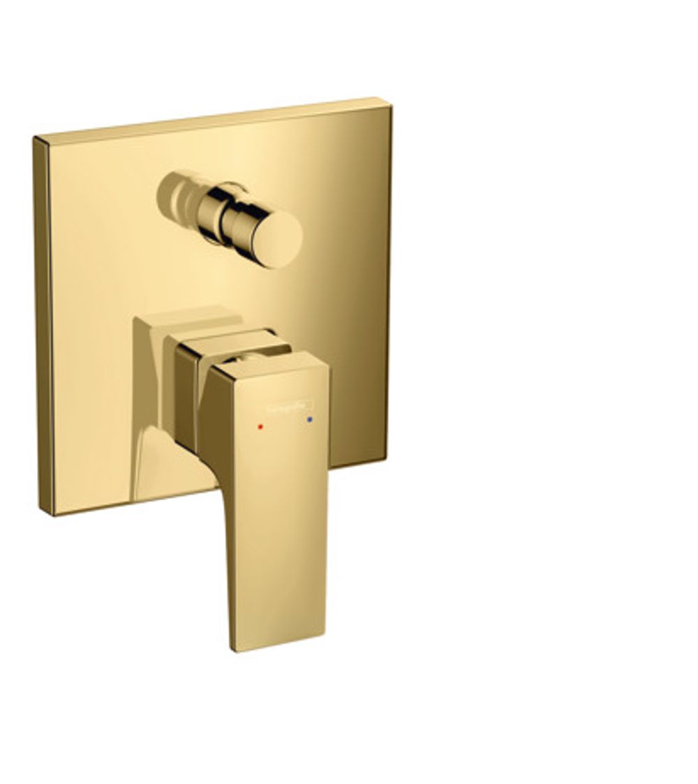 hansgrohe Metropol Einhebel-Wannenmischer Unterputz mit Hebelgriff für iBox universal Polished Gold Optic, 32545990