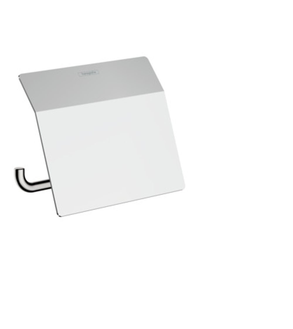 hansgrohe AddStoris Toilettenpapierhalter mit Deckel Chrom, 41753000