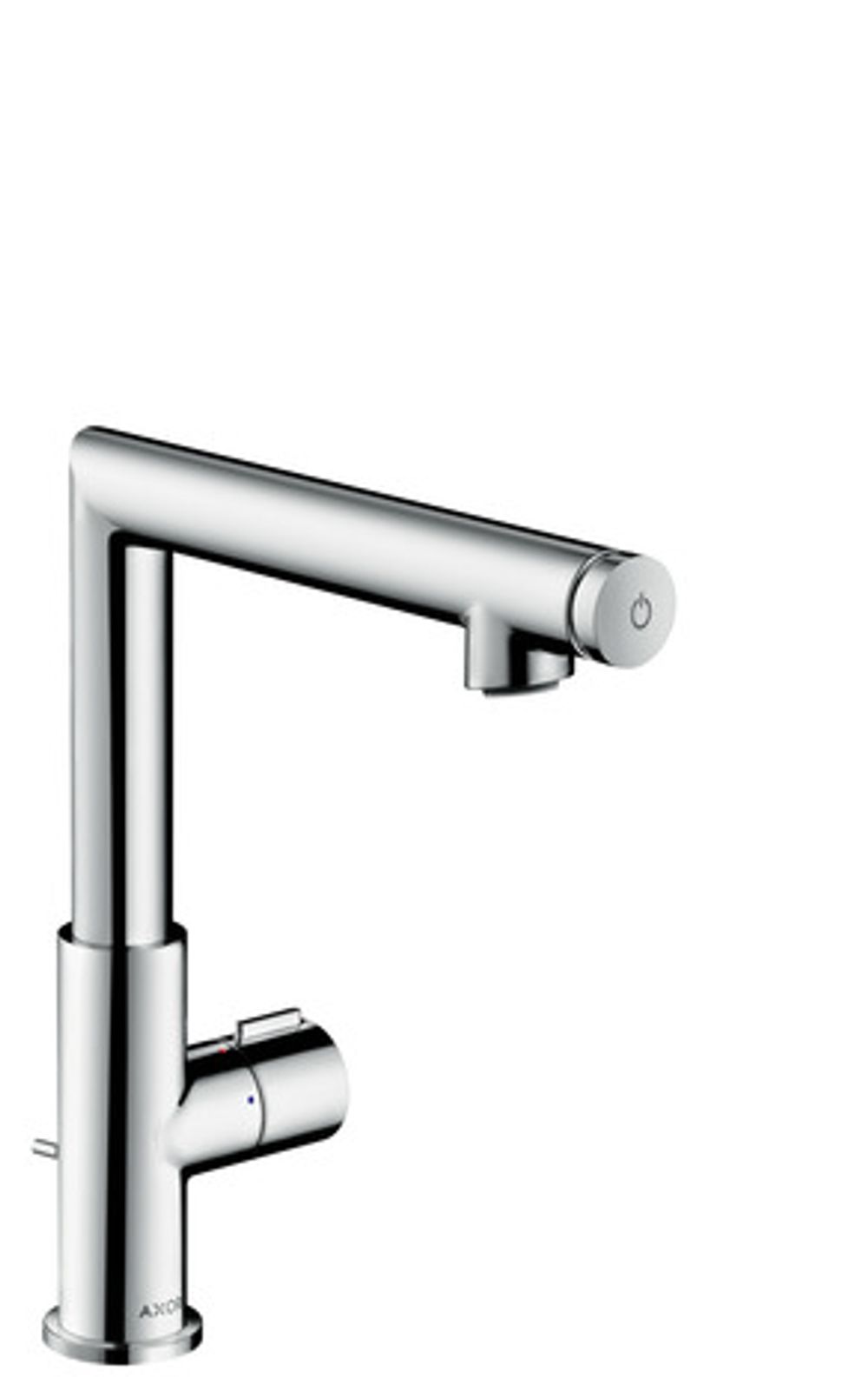AXOR Uno Waschtischmischer Select 220 mit Zugstangen-Ablaufgarnitur Chrom, 45016000