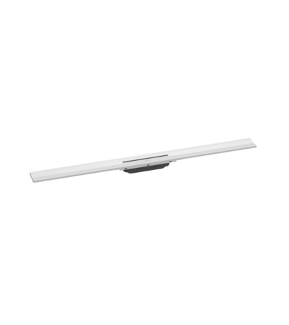 hansgrohe RainDrain Flex Fertigset Duschrinne 1000 kürzbar zur Wandmontage Mattweiß, 56053700