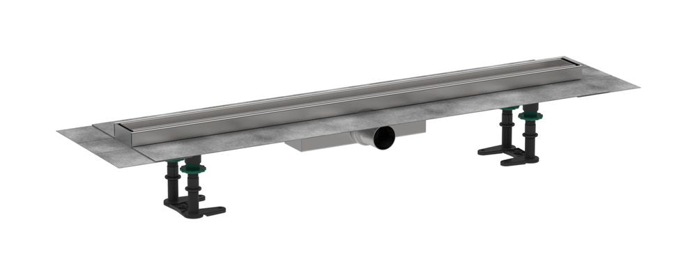hansgrohe RainDrain Compact Komplettset Duschrinne 800 befliesbar für flache Installation, 56167000