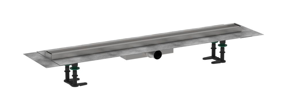 hansgrohe RainDrain Compact Komplettset Duschrinne 900 befliesbar für flache Installation, 56169000