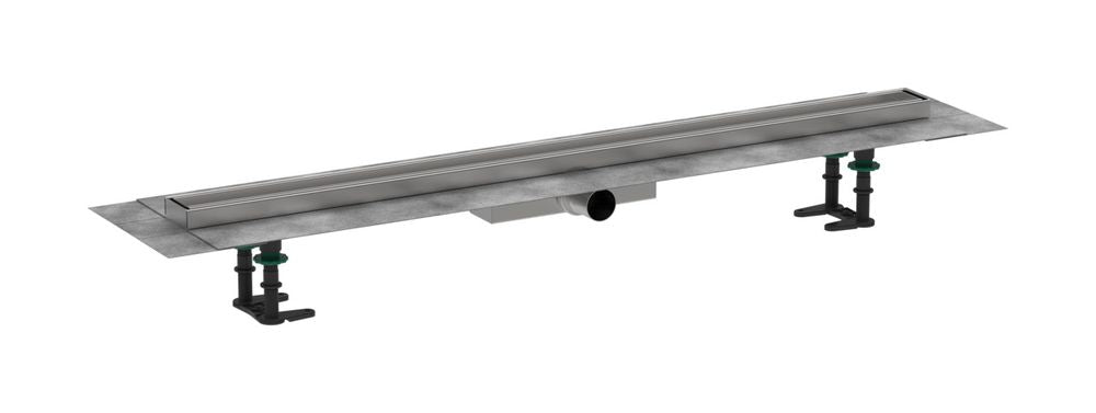 hansgrohe RainDrain Compact Komplettset Duschrinne 1000 befliesbar für flache Installation, 56171000