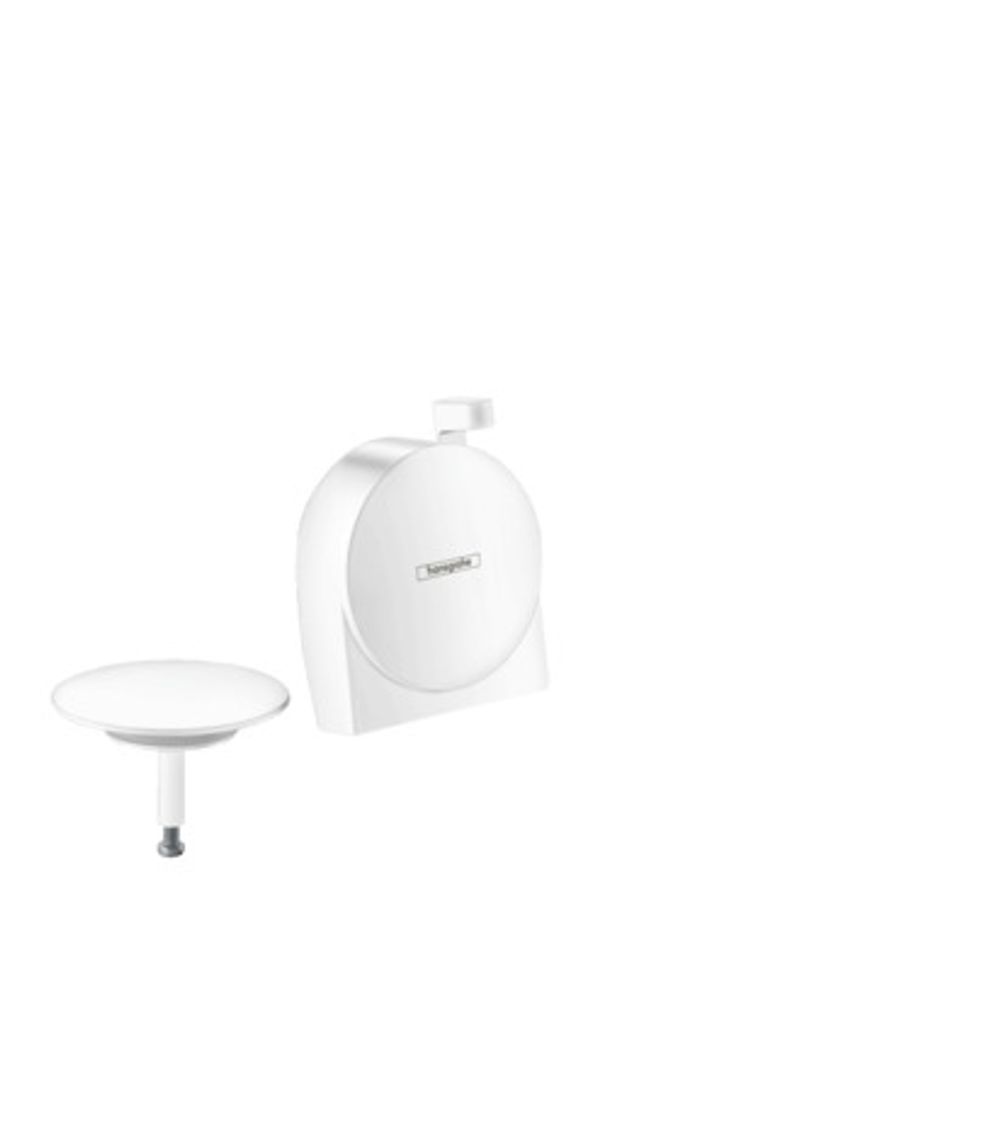 hansgrohe Exafill S Fertigset Wanneneinlauf, Ablauf- und Überlaufgarnitur Mattweiß, 58117700