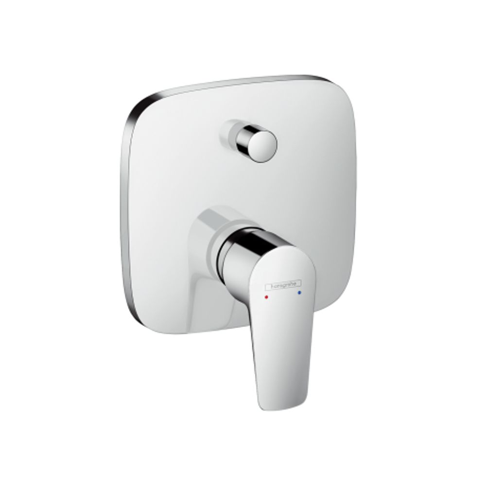 hansgrohe Talis E Einhebel-Wannenmischer Unterputz mit integrierter Sicherungskombination nach EN1717 für iBox universal Chrom, 71474000