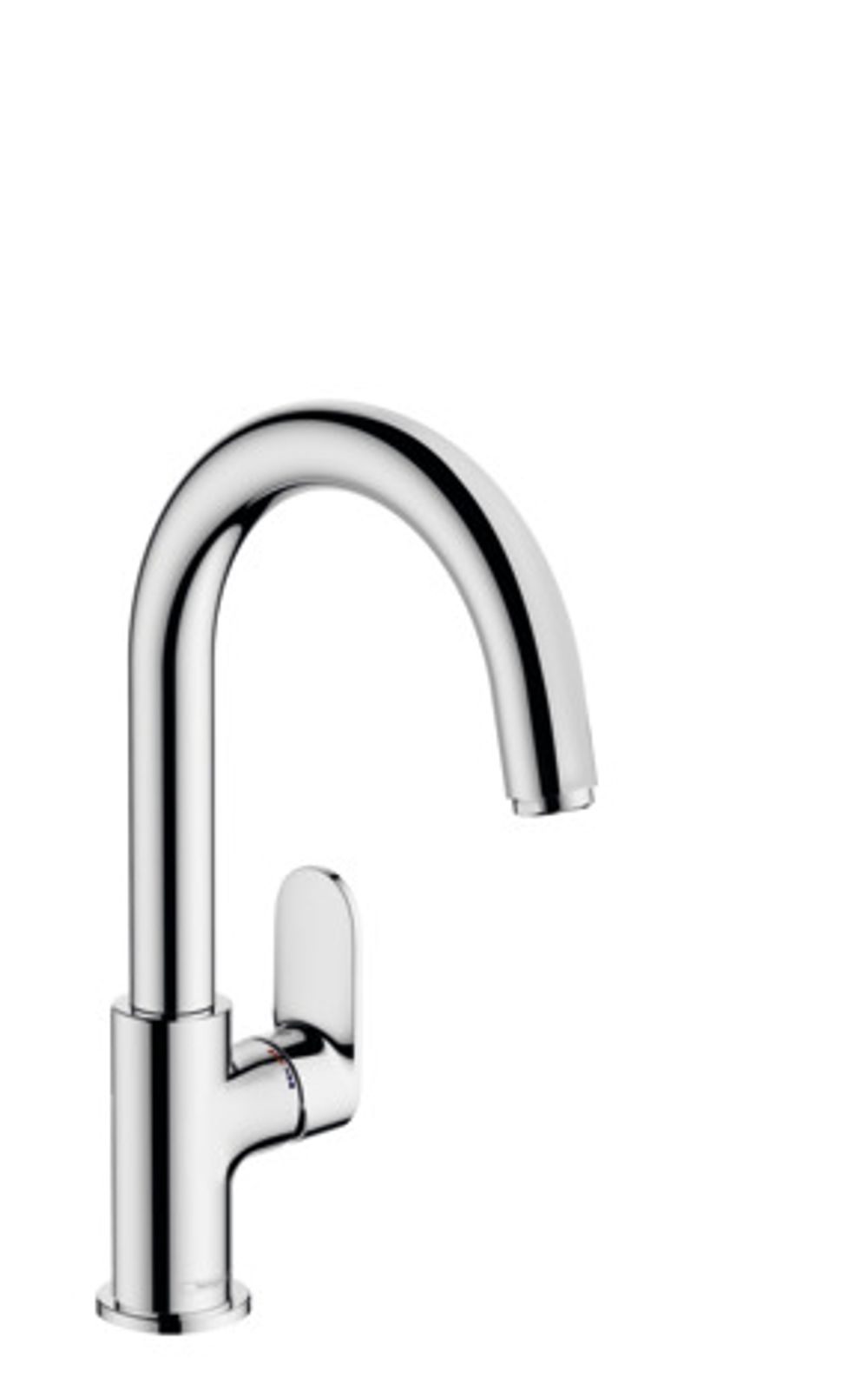 hansgrohe Vernis Blend Einhebel-Waschtischmischer mit Schwenkauslauf und Zugstangen-Ablaufgarnitur Chrom, 71554000
