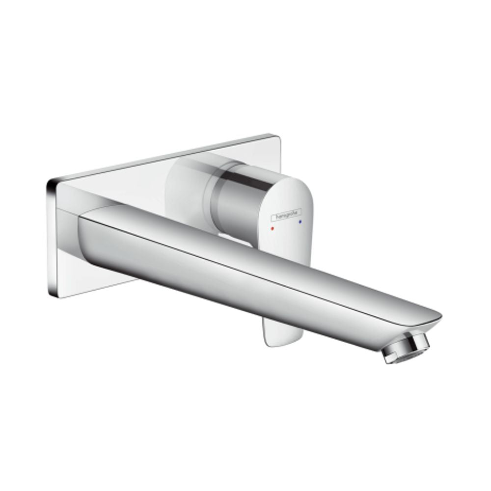hansgrohe Talis E Einhebel-Waschtischmischer Unterputz für Wandmontage mit Auslauf 22,5 cm Chrom, 71734000