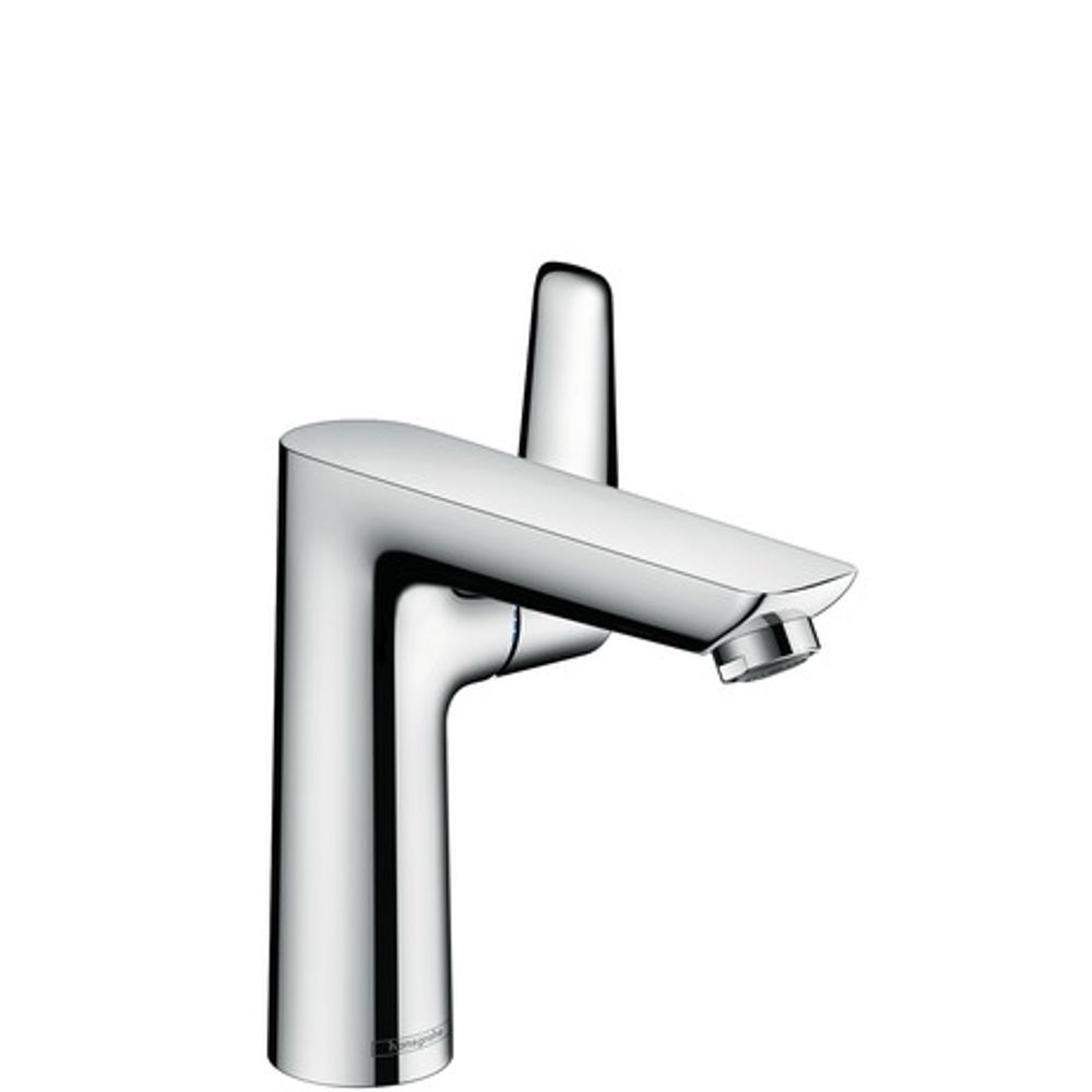 hansgrohe Talis E Einhebel-Waschtischmischer 150 mit Zugstangen-Ablaufgarnitur Chrom, 71754000