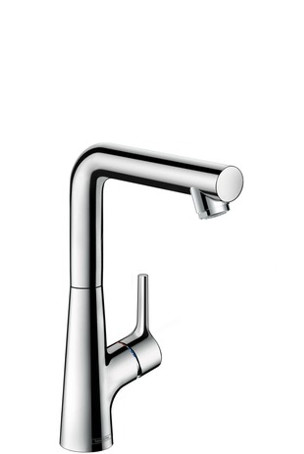 hansgrohe Talis S Einhebel-Waschtischmischer 210 mit Schwenkauslauf und Zugstangen-Ablaufgarnitur Chrom, 72105000