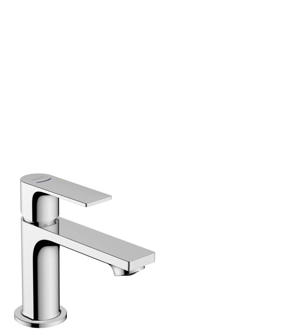 hansgrohe Rebris E Standventil 80 mit Hebelgriff für Kaltwasser oder vorgemischtes Wasser ohne Ablaufgarnitur Chrom, 72506000