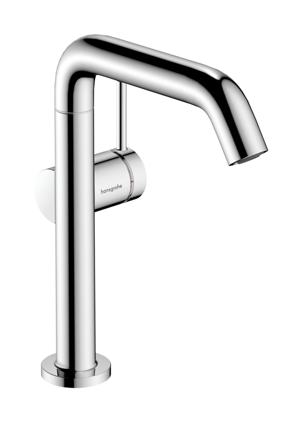 Hansgrohe HG Tecturis S Einhebel-Waschtischmischer 210 Fine CoolStart mit Schwenkauslauf und Push-Open Ablaufgarnitur Chrom, 73364000