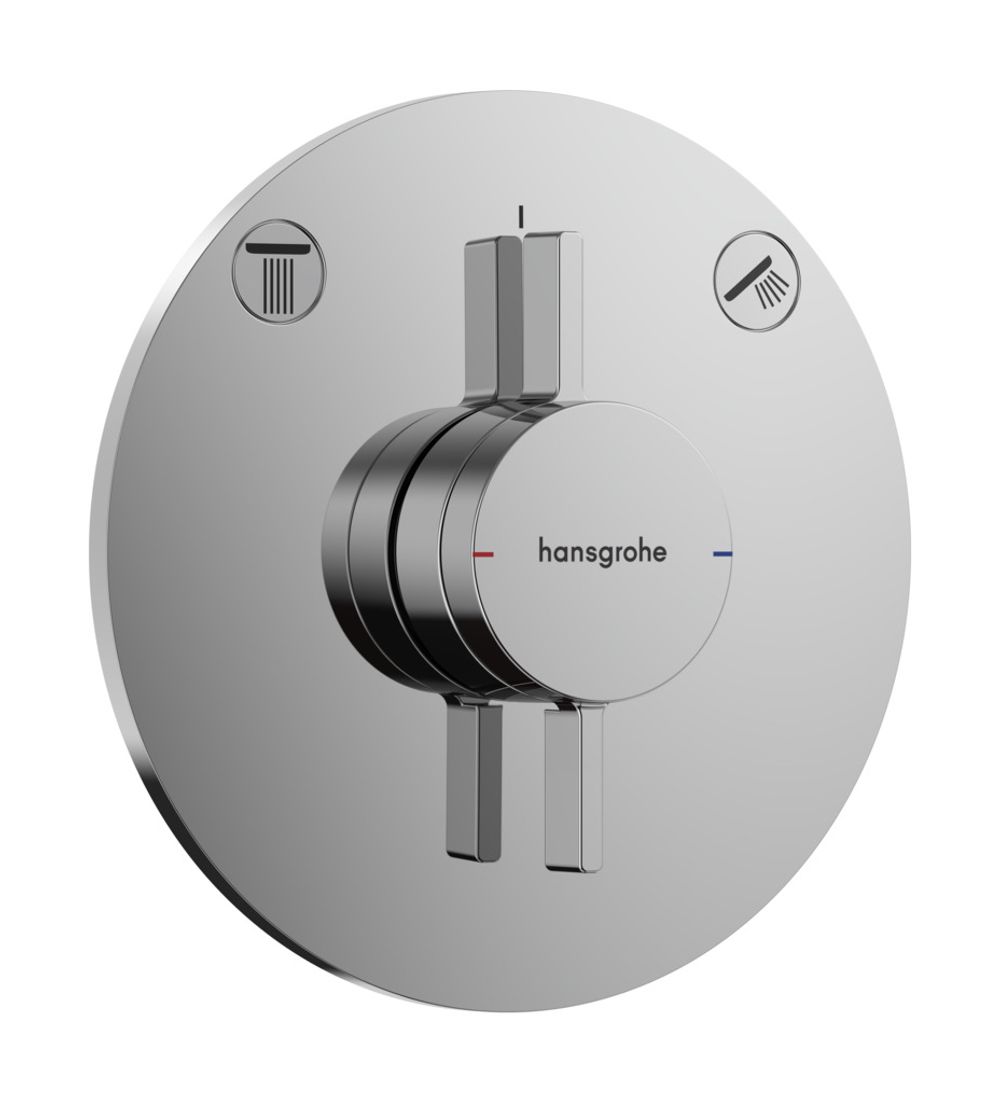 Hansgrohe HG DuoTurn S Mischer Unterputz für 2 Verbraucher Chrom, 75418000