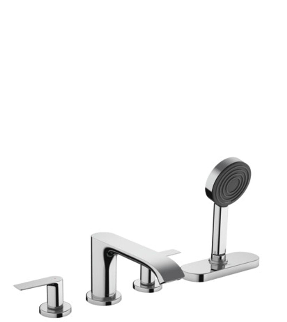 hansgrohe Vivenis 4-Loch Wannenrandarmatur mit sBox Chrom, 75444000