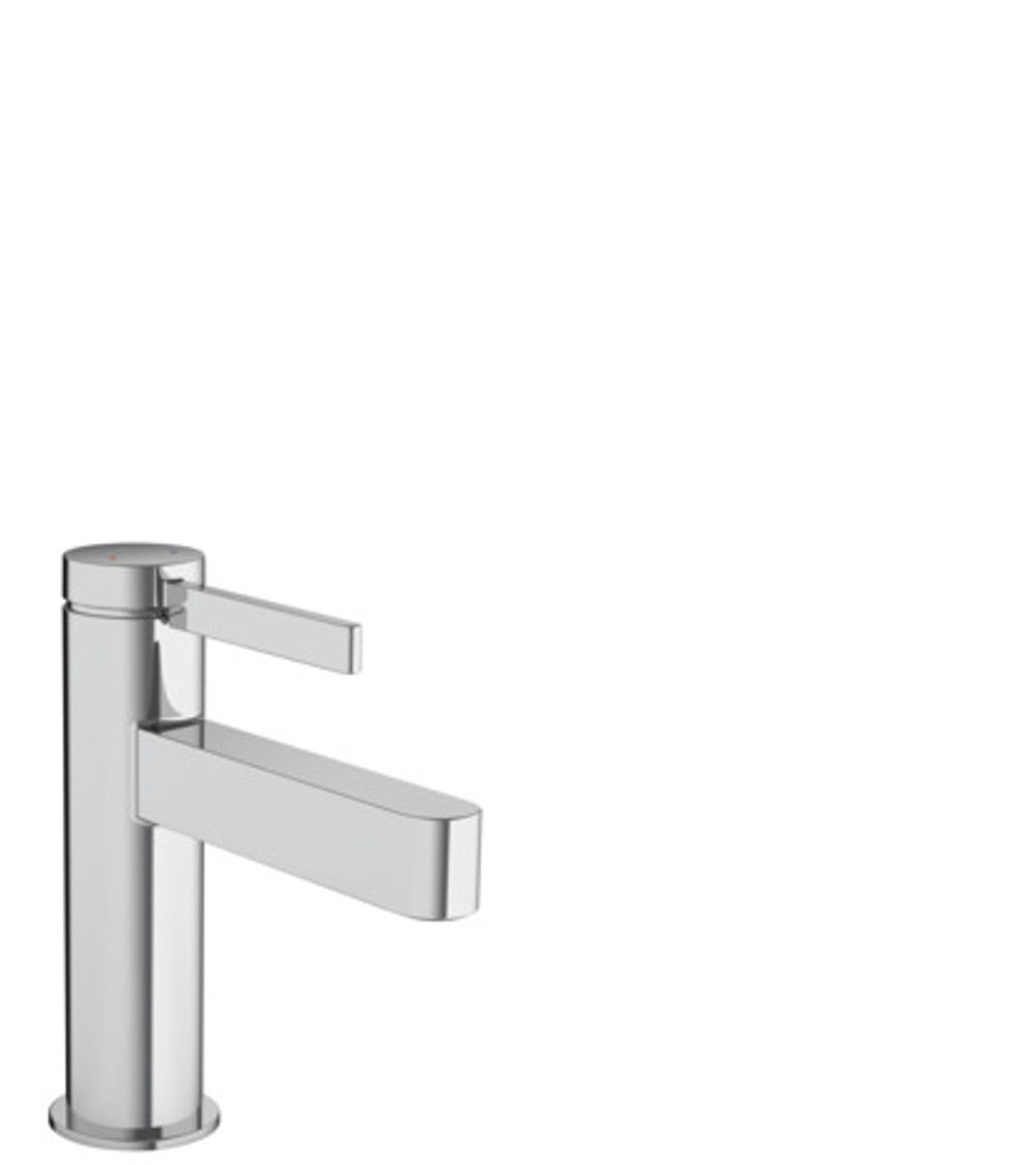 hansgrohe Finoris Einhebel-Waschtischmischer 100 mit Push-Open Ablaufgarnitur Chrom, 76010000