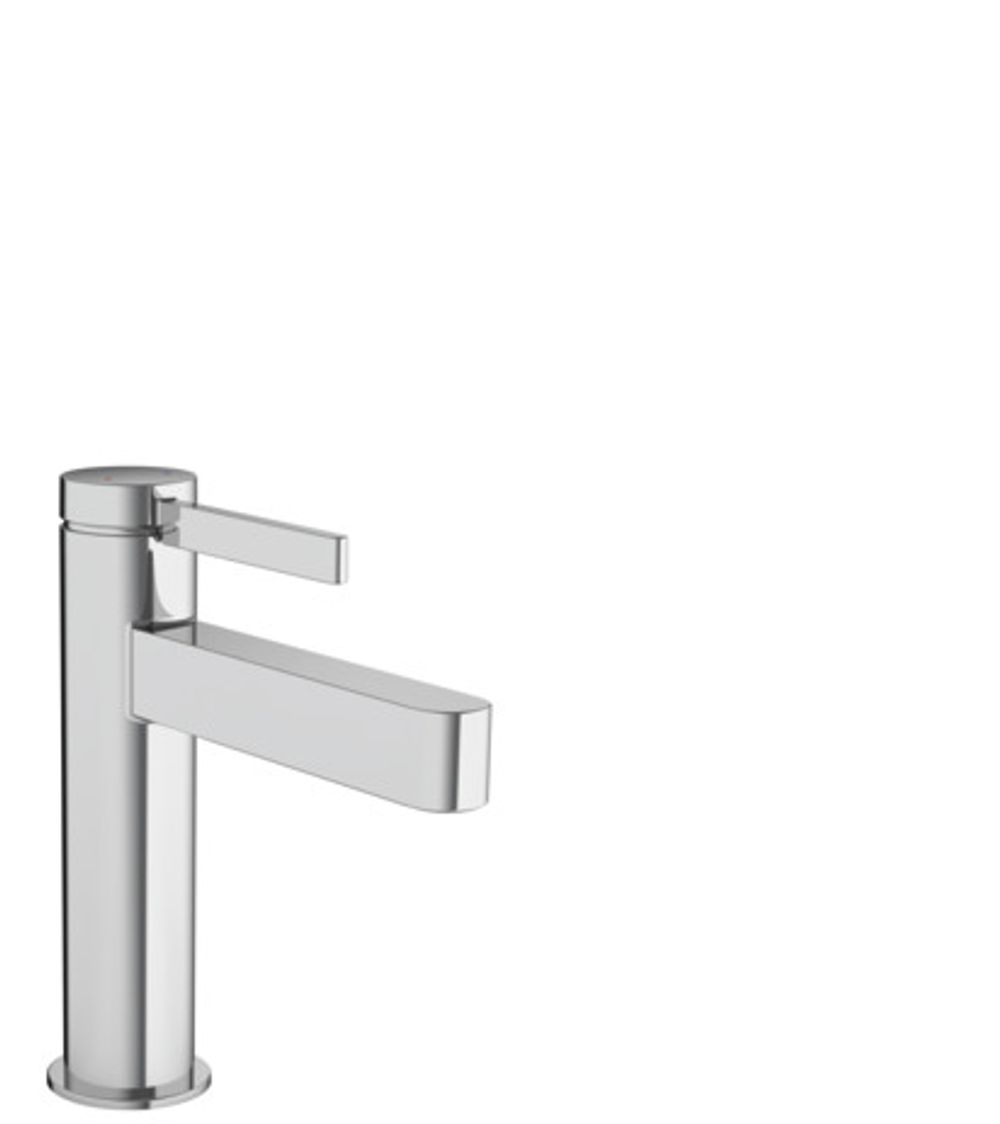 hansgrohe Finoris Einhebel-Waschtischmischer 110 mit Push-Open Ablaufgarnitur Chrom, 76023000