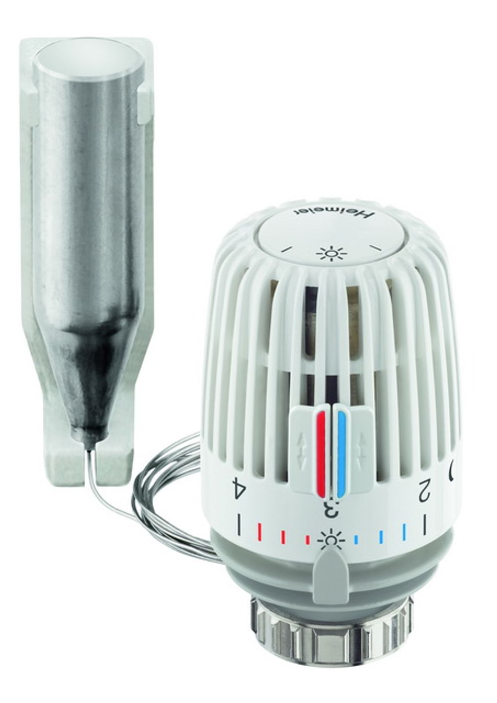 HEIMEIER Thermostat-Kopf K Fernfühler, weiß, 5 m Kapillarrohr, 6005-00.500