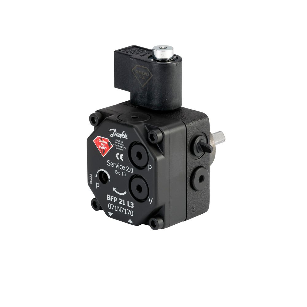 Danfoss Ölbrennerpumpe BFP LE21 L3 Düsenanschl: rechts,Drehrich, li,,16 l/h, 071N3118