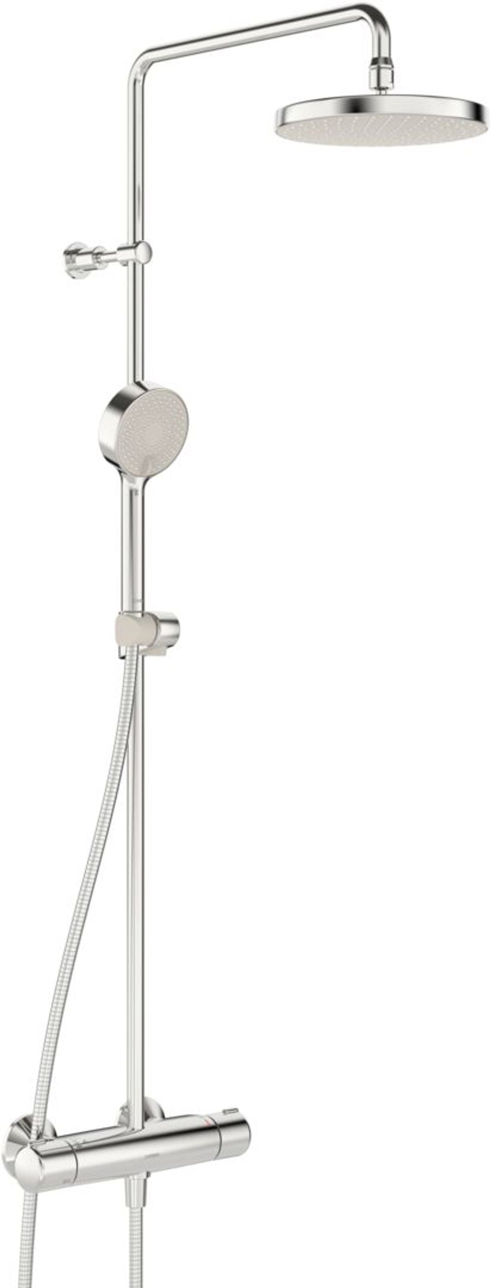 HANSA Regenbrause-Duscharmatur HANSAMICRA 4435 3-strahlig Ausladung 445-470 mm Chrom, 44350130