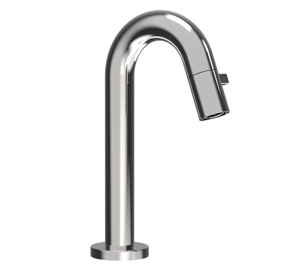 HANSA Einhebelmischer Waschtischbatterie HANSANOVA Style 5093 Ausladung 94 mm DN15 Chrom, 50938101