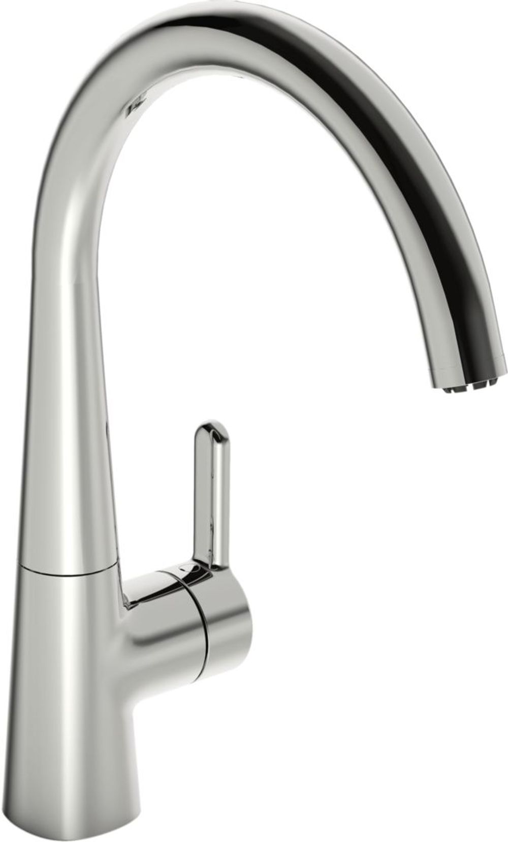 HANSA Einhebelmischer Küchenarmatur, Niederdruck HANSADESIGNO Style 5102 Ausladung 200 mm DN15 Chrom, 51021183