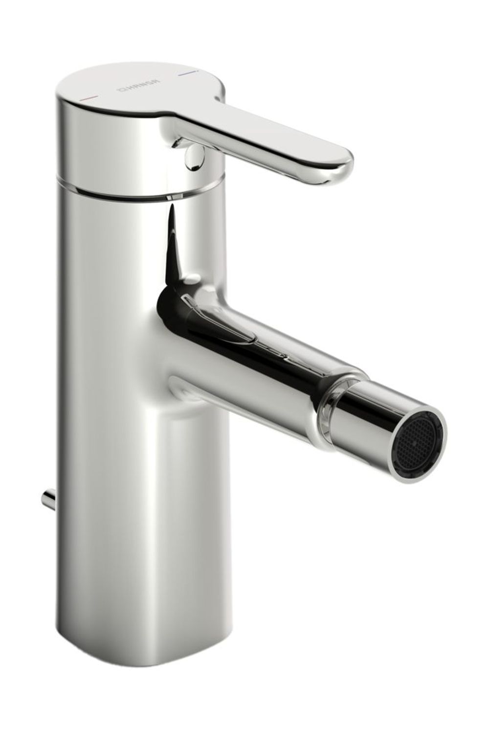 HANSA Einhebelmischer Bidet-Batt HANSADESIGNO Style 5173 Zugstangenablaufgarnitur Ausladung 117 DN15 Chrom, 51733283