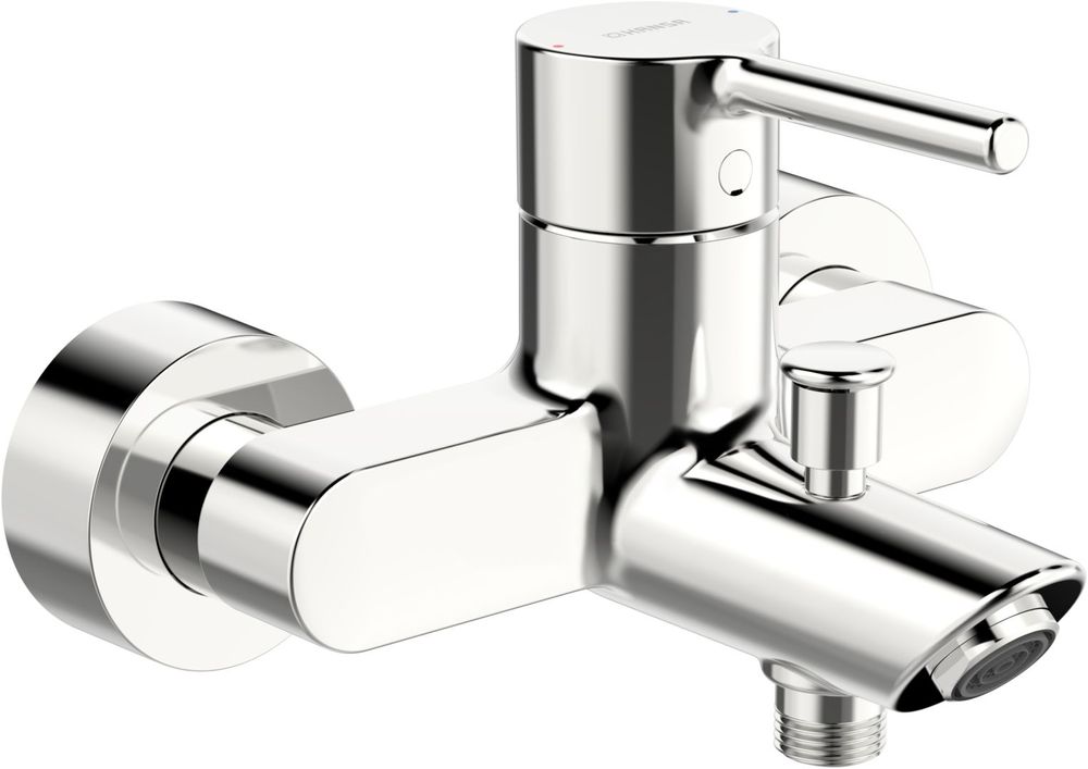 HANSA EHM Wannenfüll- und Brausebatterie HANSAVANTIS 5244 Ausladung 154 mm Chrom Pinhebel, 52442267