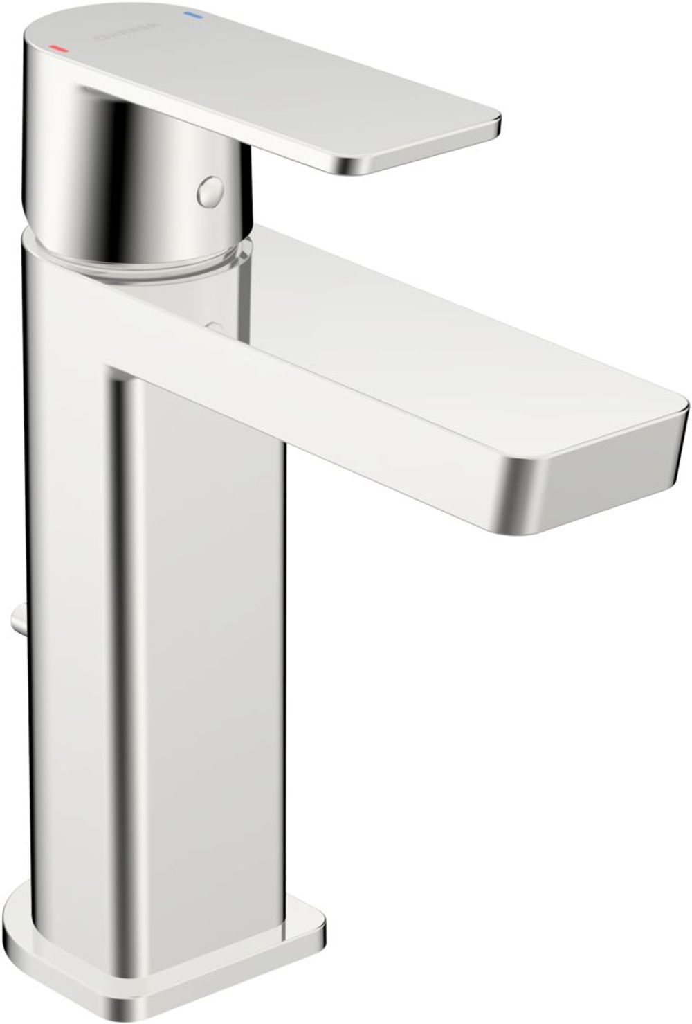 HANSA Einhebelmischer Waschtischbatterie HANSASTELA 5718 Ablaufgarnitur mit Zugstange Ausladung 174mm Chrom, 57182273