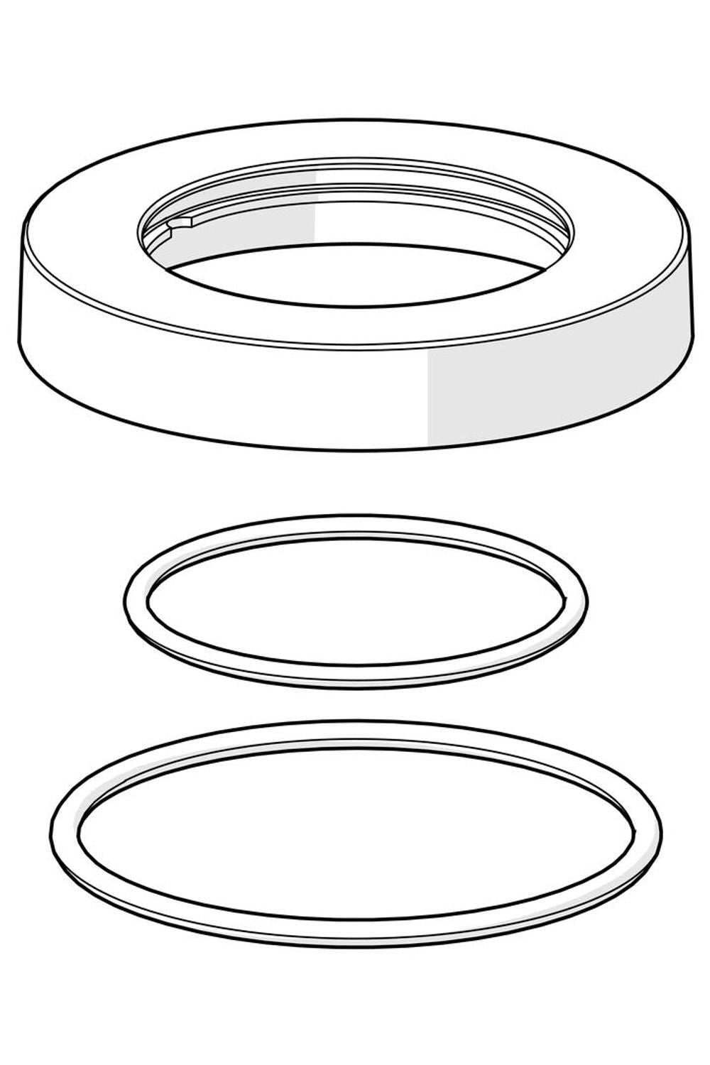 HANSA Rosette HANSA Chrom, 59913450