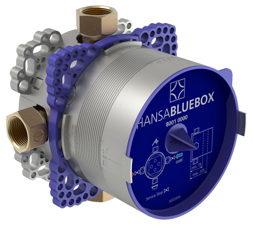 HANSA UP-Rohbauset Bade- und Brausearmatur HANSABLUEBOX 8001 G3/4 DN20, 80010000