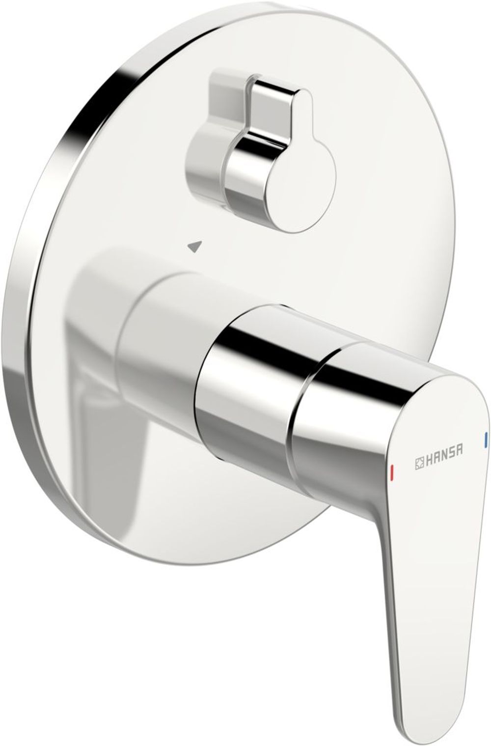 HANSA EHM Fertigmontageset für Wanne/Brause HANSAVANTIS 8260 Rosette rund Chrom, 82609063