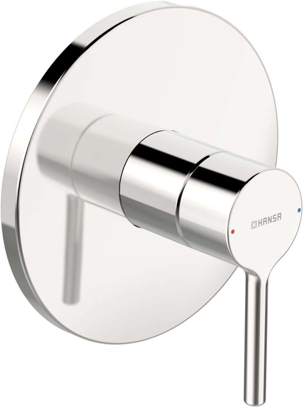 HANSA EHM Fertigset für Brause-Batterie HANSAVANTIS 8261 Rosette rund Chrom Pinhebel, 82619067