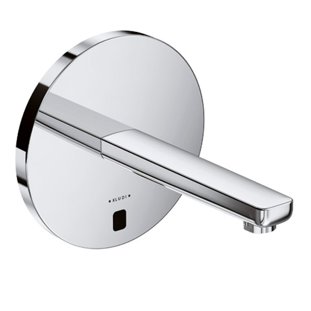 KLUDI ZENTA SL E UP-Wandarmatur, Rund ohne Mischhebel, 190mm Ausl. Chrom, 3850305