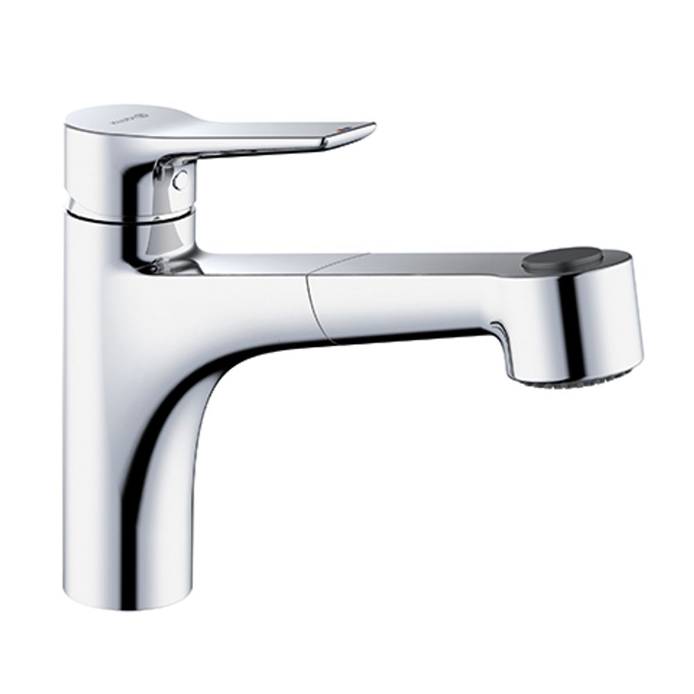 KLUDI MIX Spültisch-EHM DN 15 herausziehbarer Brause Geschl. Hebel chrom, 329410575