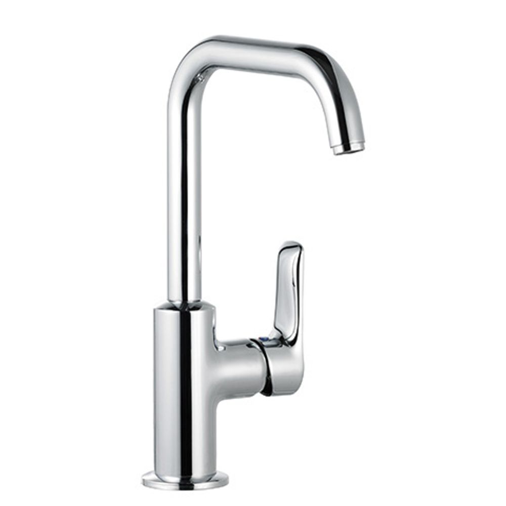 KLUDI PU & SOLID Waschtisch-EHM seitlicher Bed. mit Metallablaufg. chrom, 340250575