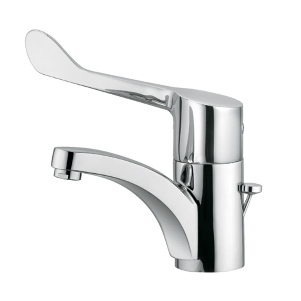 KLUDI MEDI CA WT-EHM DN 15 Klinik Armhebel mit Ablaufgarnitur chrom, 341150524