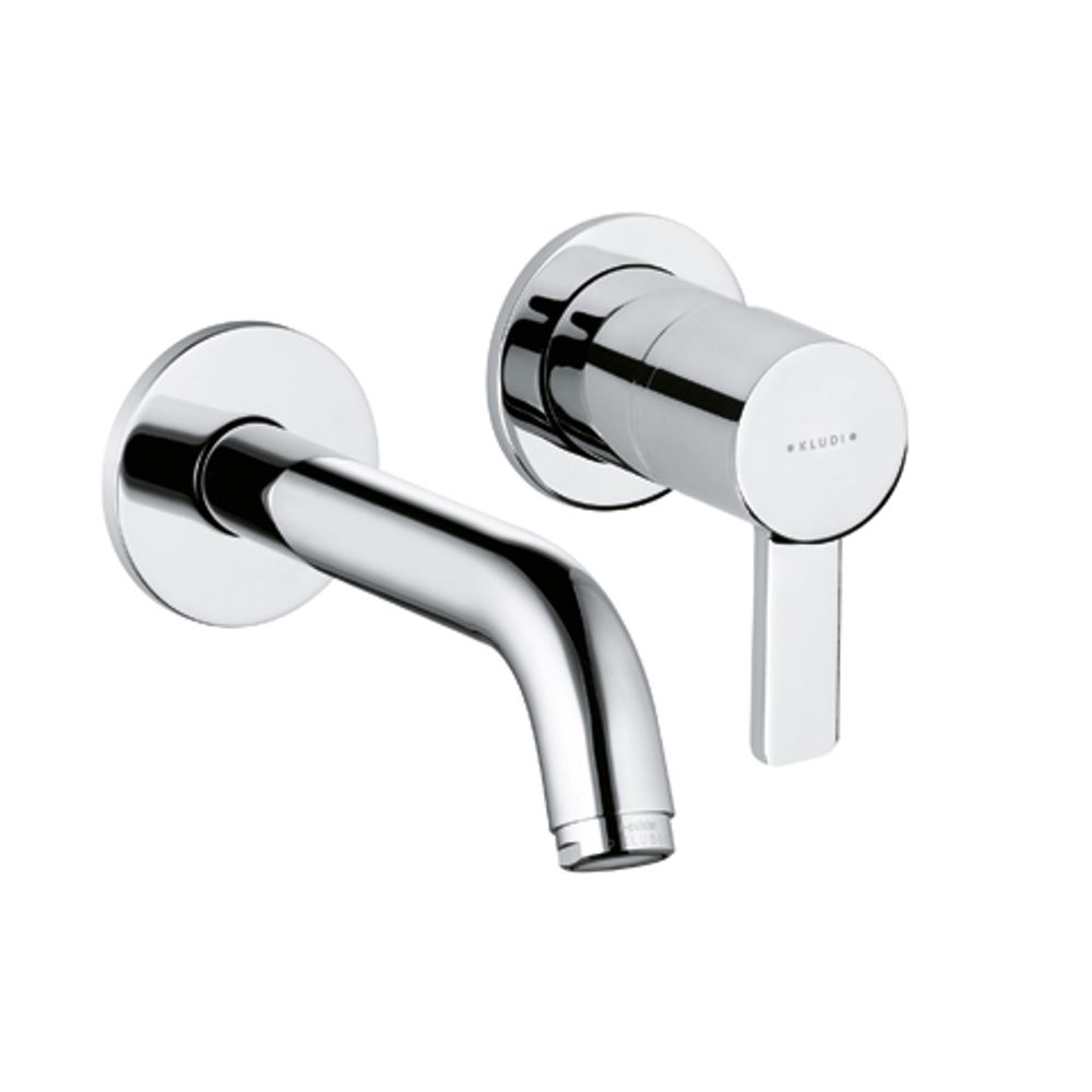 KLUDI ZENTA WT-2LOCH-WAND-EHM Ausladung 180 MM chrom, 382440575