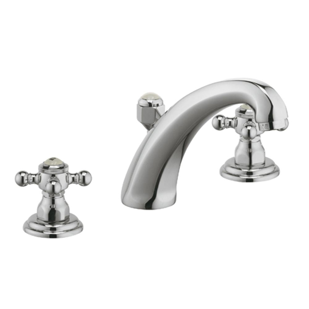 KLUDI 1926 Waschtischarmatur Dreilochmontage, Ausladung 150 mm, chrom, W270, 510430520