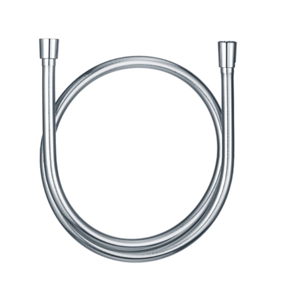 KLUDI SUPARAFLEX SILVER Brauseschlauch L= 1600 mm mit Metalleffekt, konischen Muttern chrom, 6107205-00